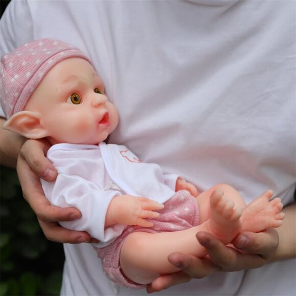 🆕 16.5Inches Soft Cloth Body Realistic Reborn Baby Boy Doll - Picture 3 of 6